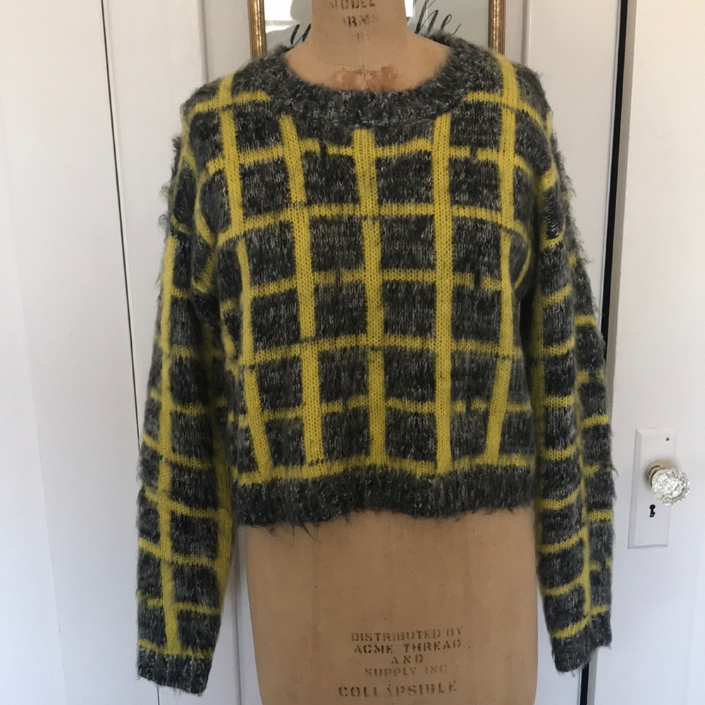 Warm and fuzzy cropped sweater. Never worn.
